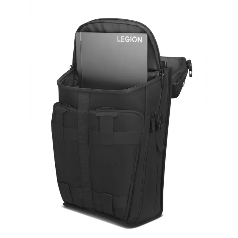 Mochila de viagem Lenovo Legion Active GX41C86982 — Poliéster, preto, compatível com até 17