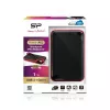 Silicon Power Armor A62 SP010TBPHD62SS3K disco rígido portátil de 1 TB, USB 3.2 Gen 1, preto/vermelho