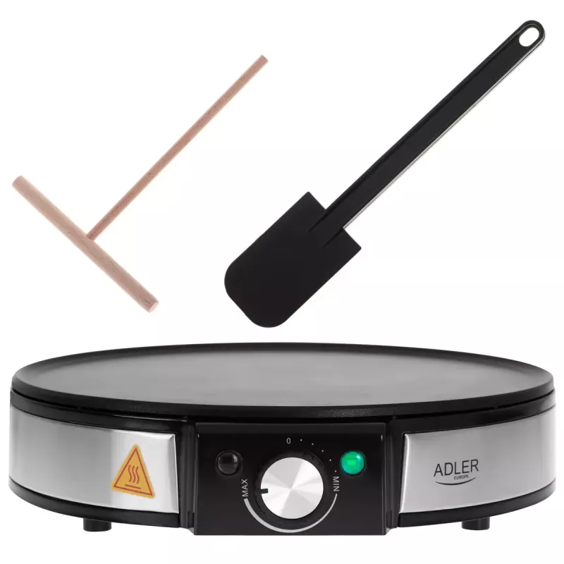 Máquina de crepes Adler AD 3058 1600 W Preto Aço inoxidável
