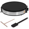 Máquina de crepes Adler AD 3058 1600 W Preto Aço inoxidável