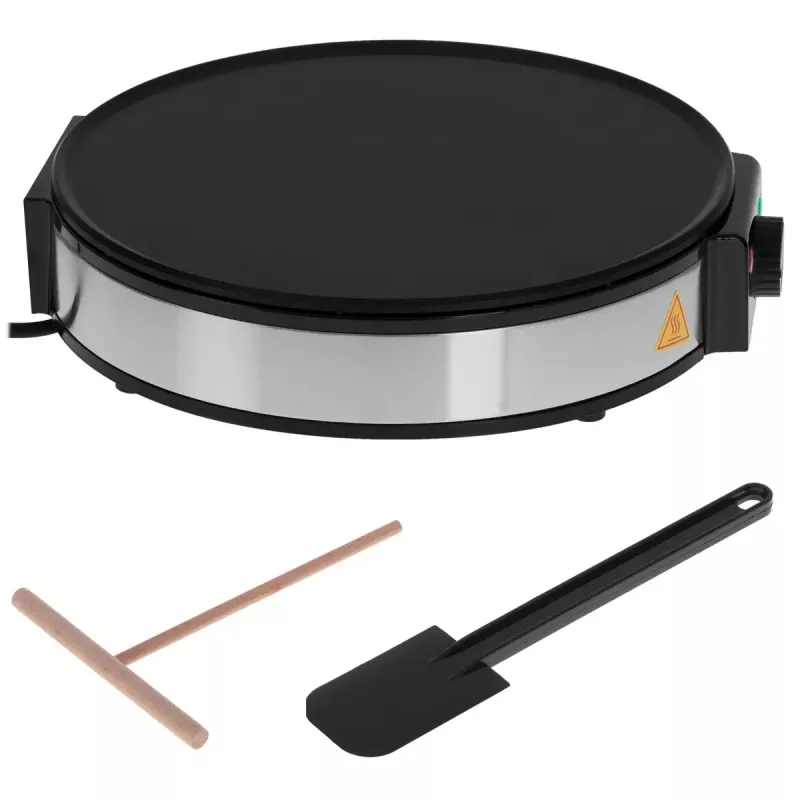 Máquina de crepes Adler AD 3058 1600 W Preto Aço inoxidável