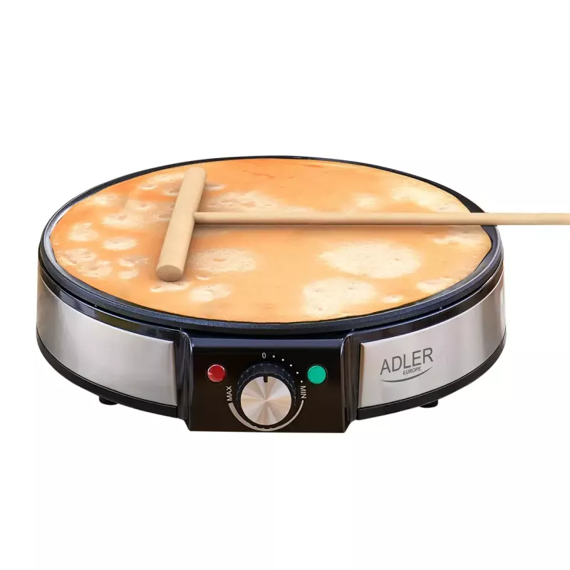 Máquina de crepes Adler AD 3058 1600 W Preto Aço inoxidável