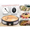 Máquina de crepes Adler AD 3058 1600 W Preto Aço inoxidável
