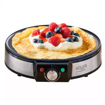 Máquina de crepes Adler AD 3058 1600 W Preto Aço inoxidável