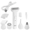 Conjunto de aparador com bateria Camry CR 2935 5-em-1 – kit de barbear recarregável para rosto, barba, orelhas e nariz
