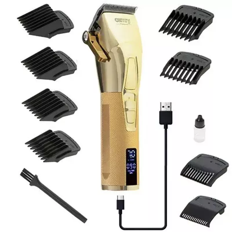 Máquina de cortar cabelo Camry CR 2835g sem fios – níveis de corte ajustáveis para cortar cabelo