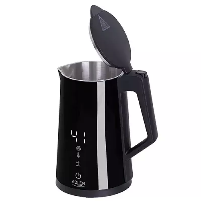 Chaleira elétrica Adler AD 1345b — capacidade de 1,7 l, 1850 W, aço inoxidável, preta