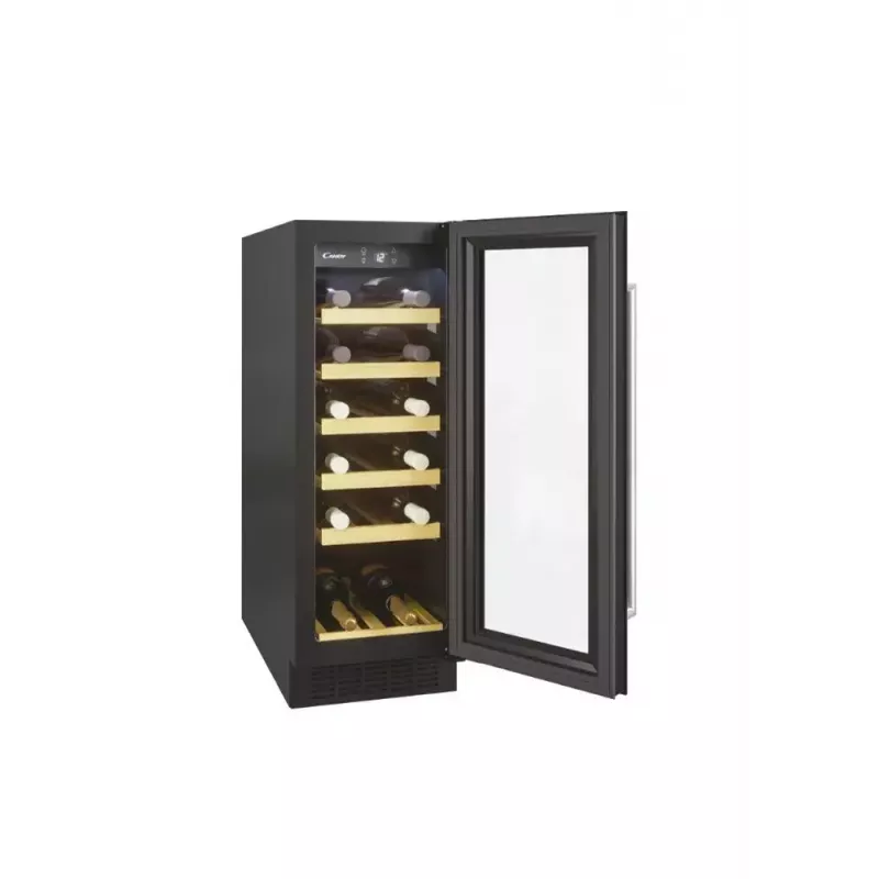 Garrafa de vinho encastrável Candy DiVino CCVB 30/1 Preta 20 garrafas