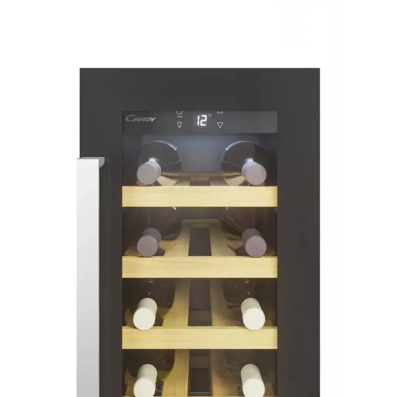Garrafa de vinho encastrável Candy DiVino CCVB 30/1 Preta 20 garrafas
