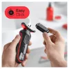 Máquina de barbear de lâminas Braun Series 5 50-R1000s Preta, Vermelha