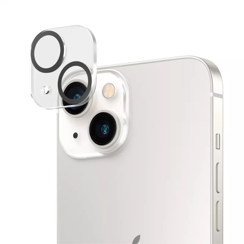 Película protetora para objetiva de câmara PanzerGlass PicturePerfect para Apple iPhone 14 / 14 Plus, vidro temperado transparente