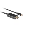 Cabo LANBERG USB-C(m) - HDMI(m) 1 m 4K 60 Hz preto