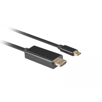 Cabo LANBERG USB-C(m) - HDMI(m) 1 m 4K 60 Hz preto