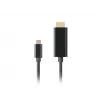 Cabo LANBERG USB-C(m) - HDMI(m) 1 m 4K 60 Hz preto