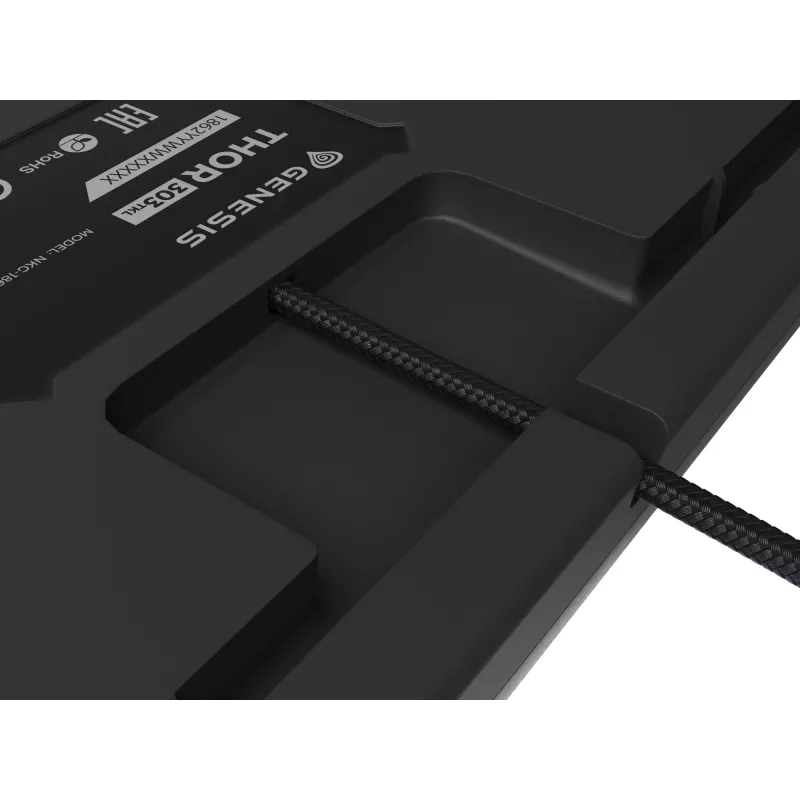 Teclado GENESIS Thor 303 TKL Gaming USB QWERTY preto RGB LED