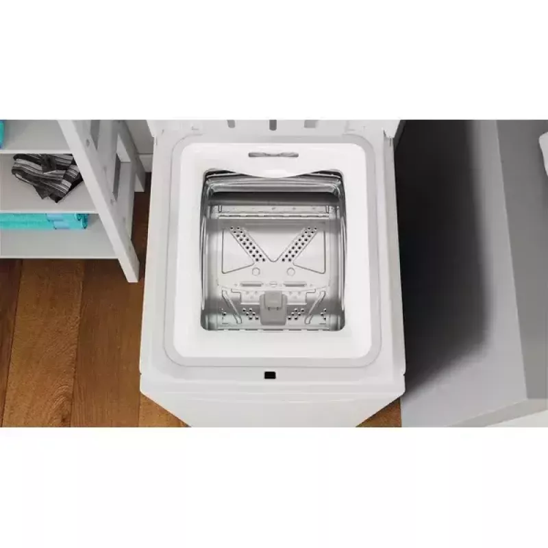 Máquina de lavar de carga superior INDESIT BTW S60400 EU/N — 6 kg, 1000 rpm, classe energética C, branco
