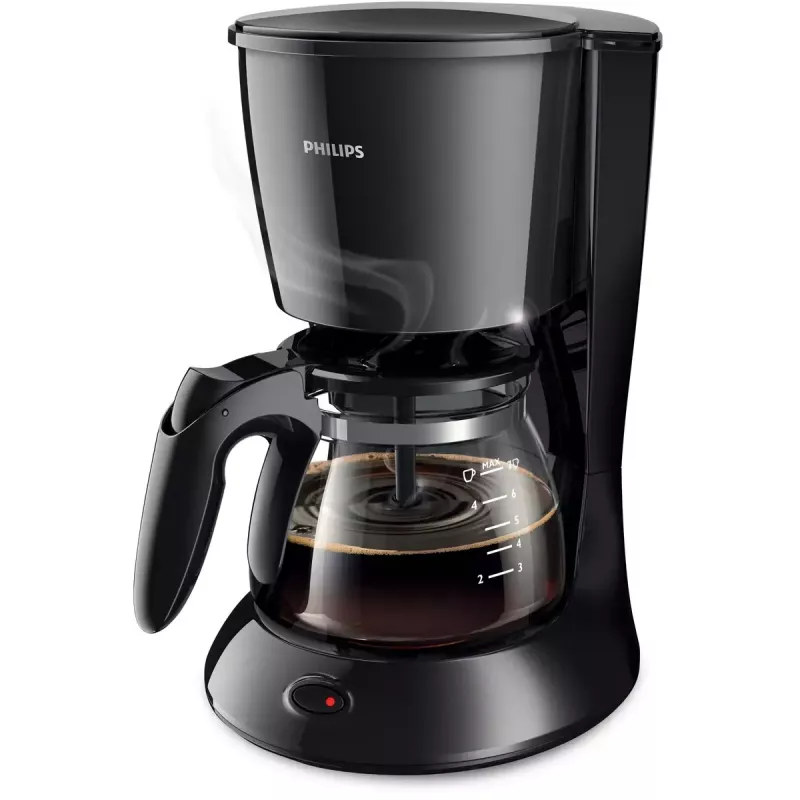 Philips Daily Collection HD7432/20 máquina de café de filtro, 750 W, depósito de água de 0,6 l, 2-7 chávenas, preta