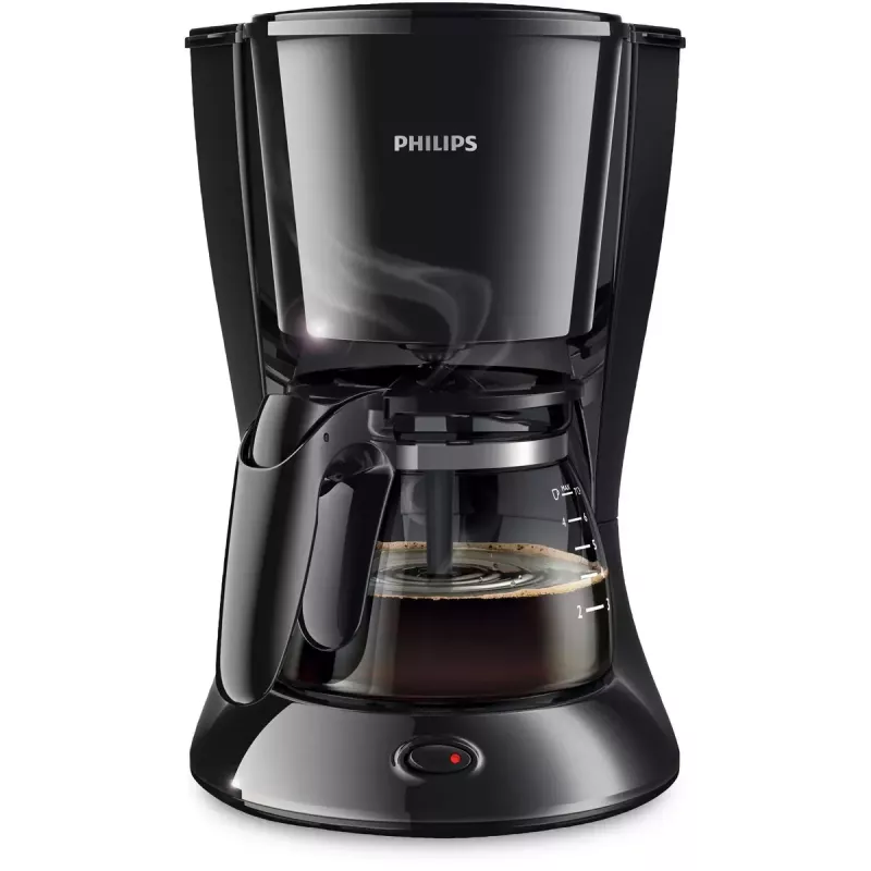 Philips Daily Collection HD7432/20 máquina de café de filtro, 750 W, depósito de água de 0,6 l, 2-7 chávenas, preta