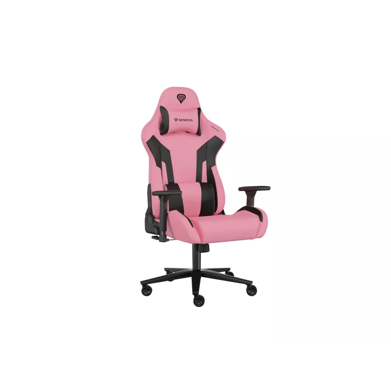 Cadeira gaming para PC GENESIS Nitro 720 com assento de ar preto rosa 150 kg
