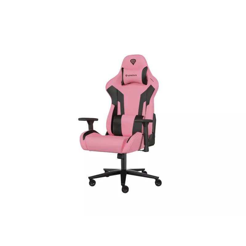 Cadeira gaming para PC GENESIS Nitro 720 com assento de ar preto rosa 150 kg