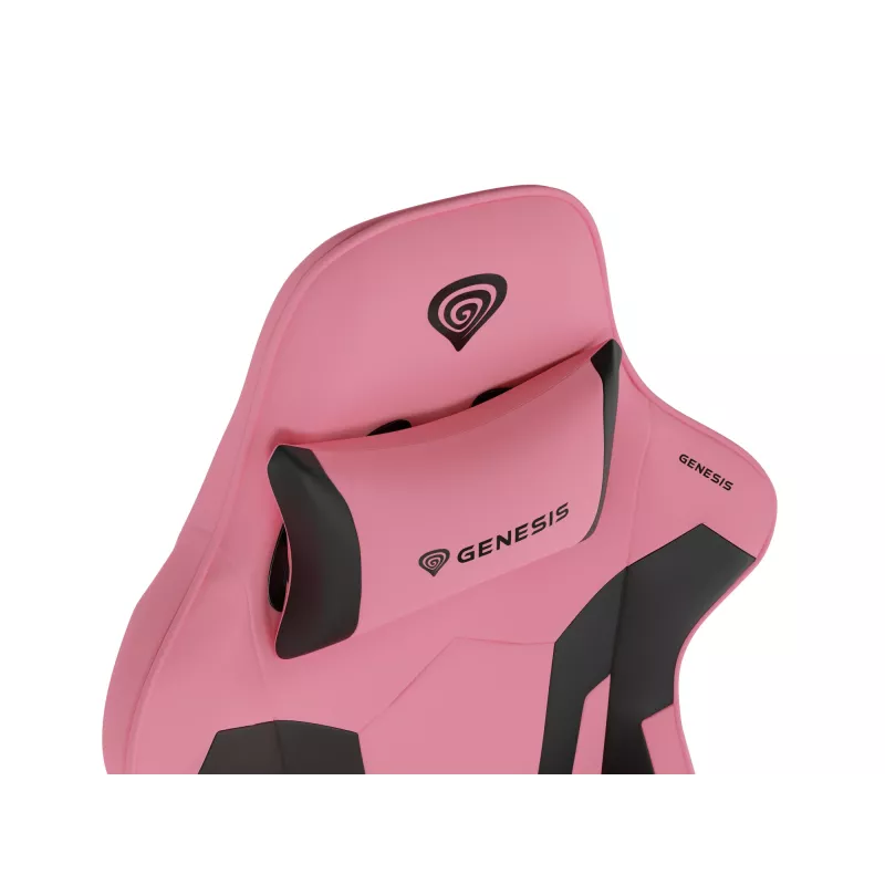 Cadeira gaming para PC GENESIS Nitro 720 com assento de ar preto rosa 150 kg