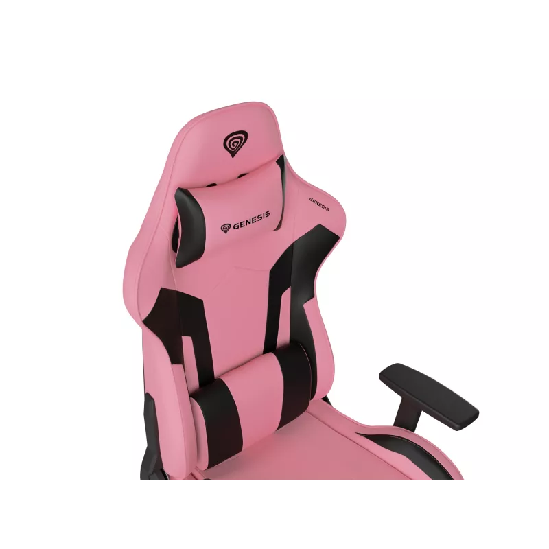Cadeira gaming para PC GENESIS Nitro 720 com assento de ar preto rosa 150 kg