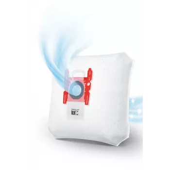 Sacos de pó para aspirador cilíndrico Bosch BBZAFGALL — pack de 4, branco, 240×75×165 mm, 100 g por unid.