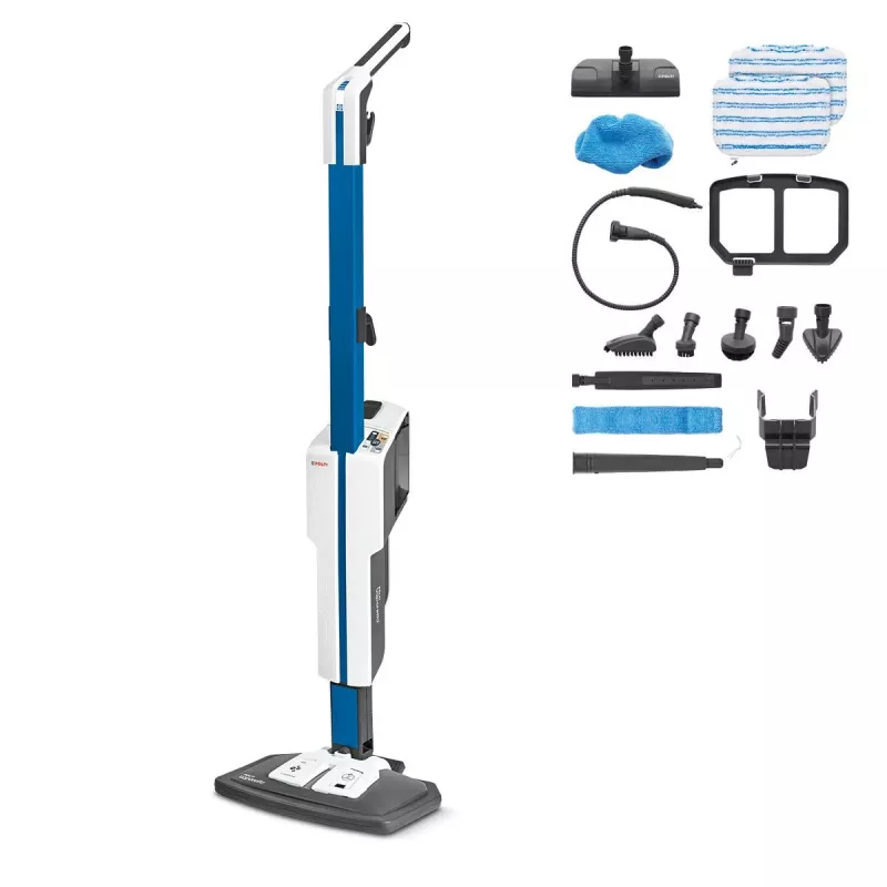 Limpa-vapor Polti Vaporetto SV620_Style 0,5 L 1500 W azul, branco