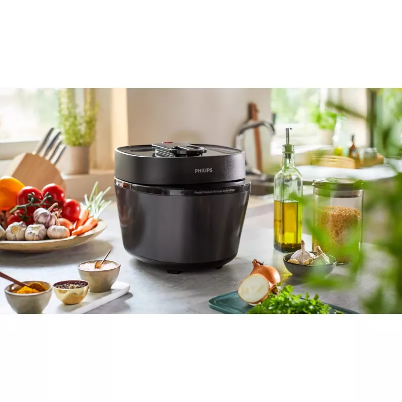 Philips All-in-One Cooker HD2151/40 multicooker, 5 l, 1000 W, preto
