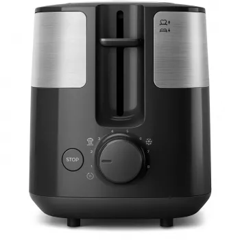 Torradeira Philips Daily Collection HD2517/90 8 2 fatias 900 W preto, prateado