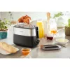 Philips Daily Collection HD2517/90 torradeira, 2 ranhuras, 830 W, preto/prateado