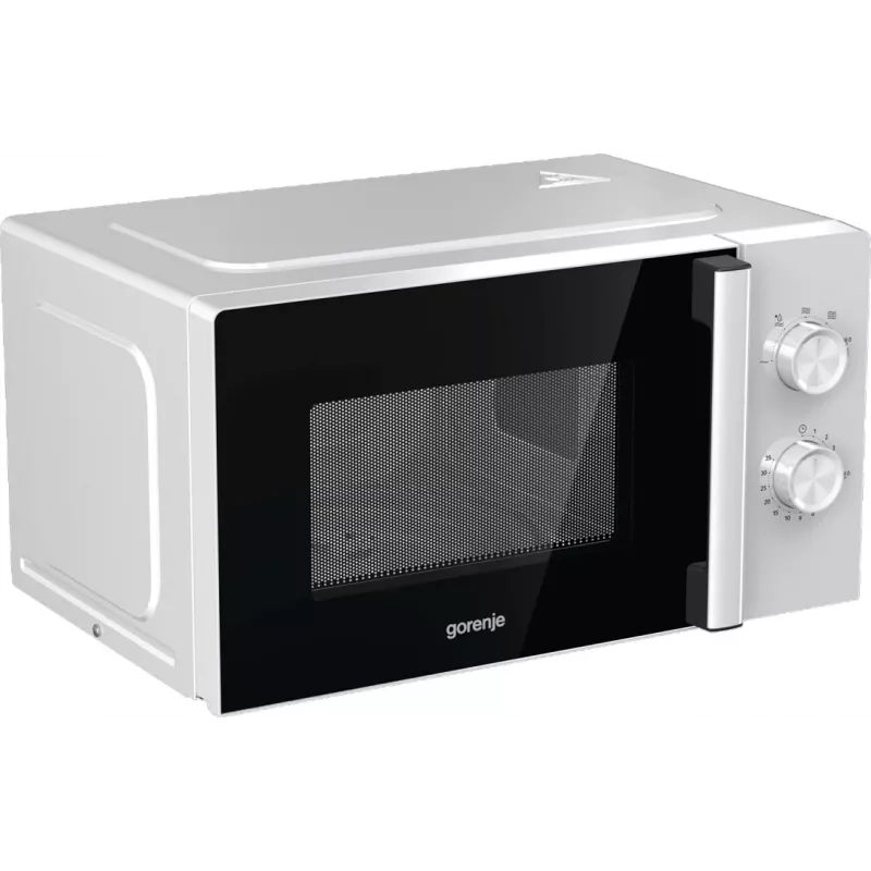 Micro-ondas simples Gorenje 740248 — 800 W, 20 L, branco, 5 níveis de potência, prato rotativo 270 mm