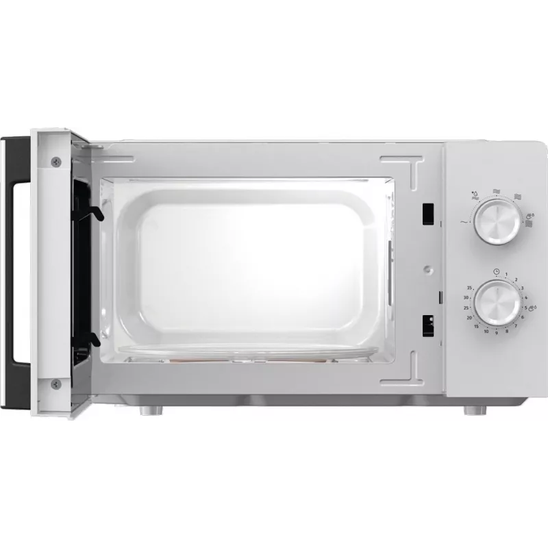 Micro-ondas simples Gorenje 740248 — 800 W, 20 L, branco, 5 níveis de potência, prato rotativo 270 mm