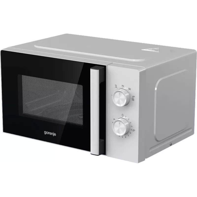 Micro-ondas simples Gorenje 740248 — 800 W, 20 L, branco, 5 níveis de potência, prato rotativo 270 mm