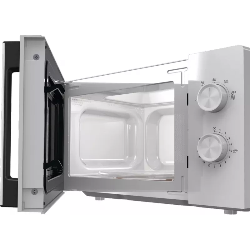 Micro-ondas simples Gorenje 740248 — 800 W, 20 L, branco, 5 níveis de potência, prato rotativo 270 mm