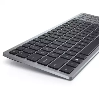 Teclado DELL KB740 Office RF Wireless + Bluetooth QWERTY US International cinzento preto