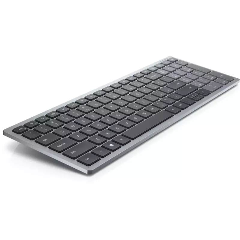 Teclado DELL KB740 Office RF Wireless + Bluetooth QWERTY US International cinzento preto