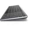 Teclado DELL KB740 Office RF Wireless + Bluetooth QWERTY US International cinzento preto