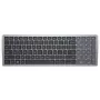 Teclado DELL KB740 Office RF Wireless + Bluetooth QWERTY US International cinzento preto