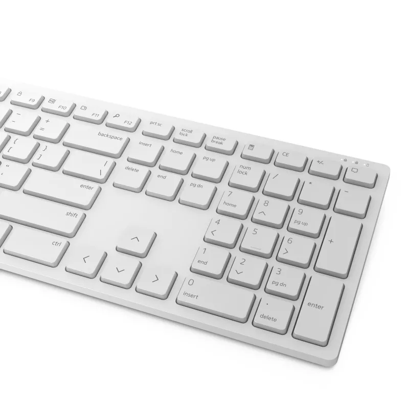Teclado e rato DELL Pro - KM5221W - US International (QWERTY) - branco