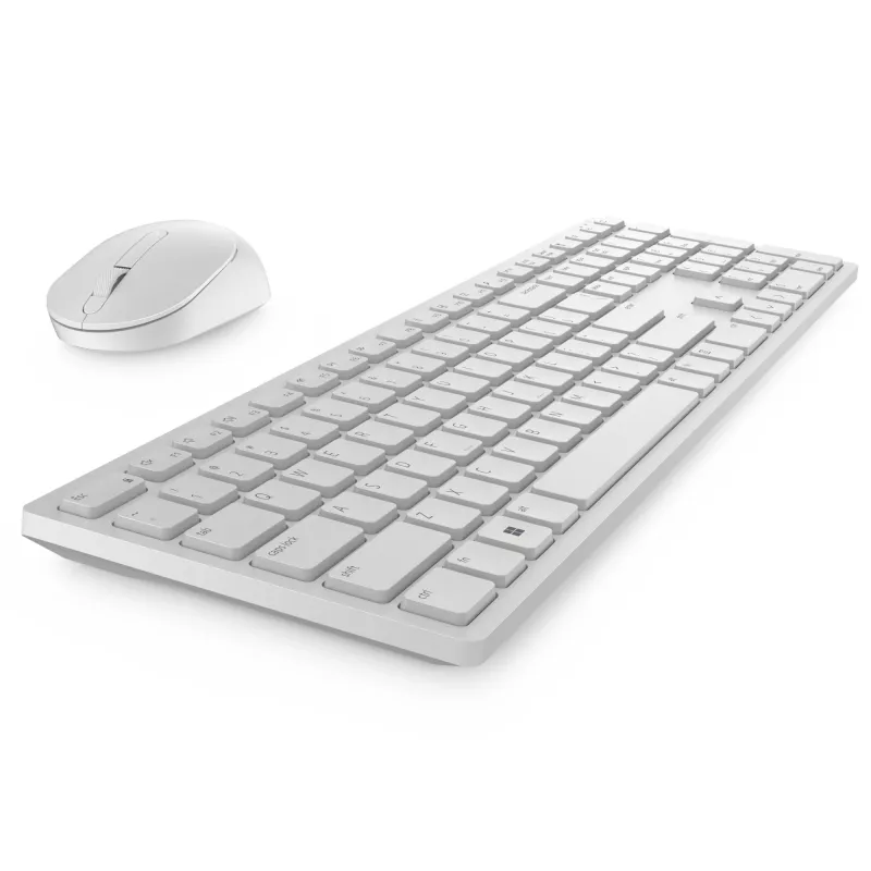 Teclado e rato DELL Pro - KM5221W - US International (QWERTY) - branco