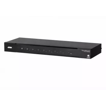 Comutador HDMI ATEN 8 portas True 4K, HDMI, metal, preto, 60 Hz, 3 m, 1920 x 1080 (HD 1080), 3840 x 2160, 4096 x 2160