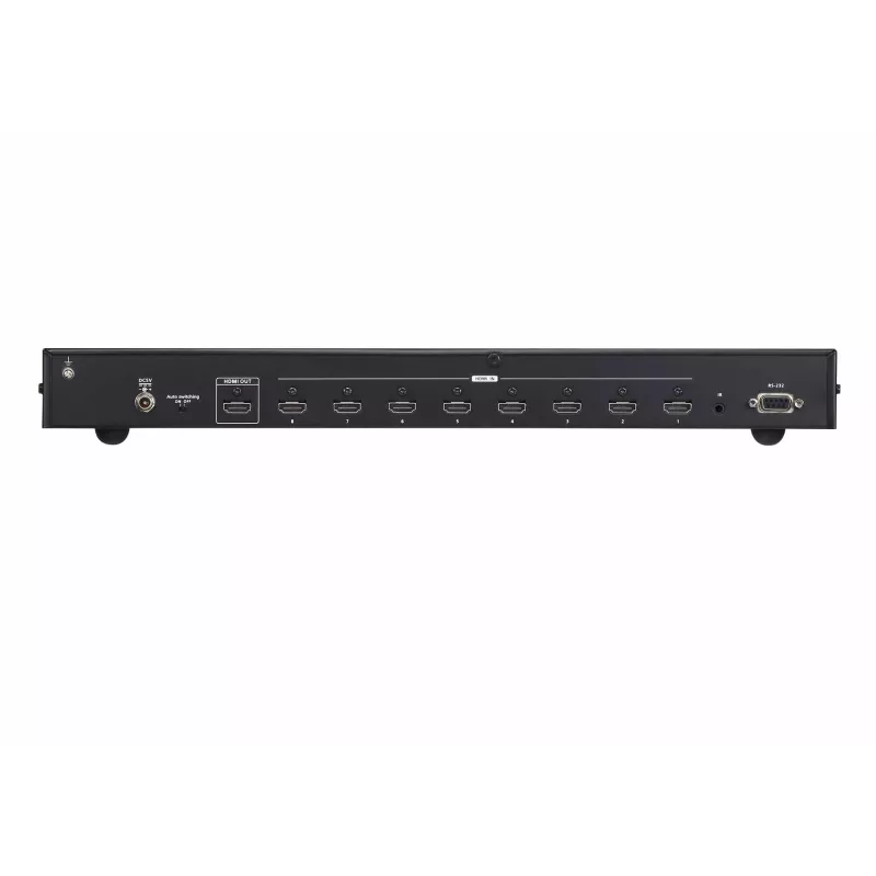 Comutador HDMI ATEN 8 portas True 4K, HDMI, metal, preto, 60 Hz, 3 m, 1920 x 1080 (HD 1080), 3840 x 2160, 4096 x 2160