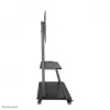 Neomounts NS-M4000BLACK carrinho para TV, suporte de chão 60-105 polegadas (152,4-267 cm), máx. 150 kg, VESA 200x200-1000x600, altura ajustável, com prateleira, preto