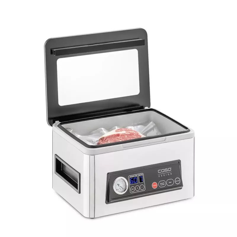 Máquina de vácuo Caso VacuChef 50 Power 300 W aço inoxidável modelo 01416 para conservação de alimentos