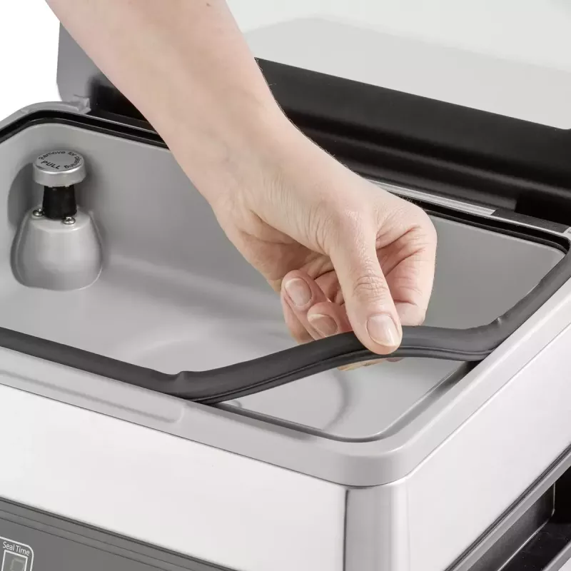 Máquina de vácuo Caso VacuChef 50 Power 300 W aço inoxidável modelo 01416 para conservação de alimentos