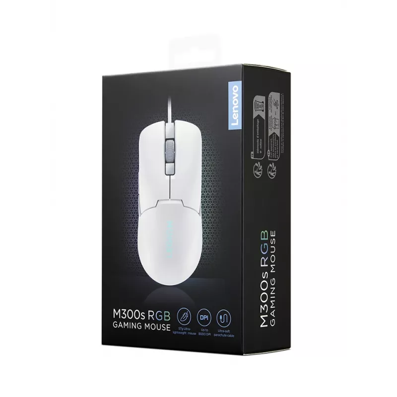 Rato Lenovo GY51H47351 gaming destro USB Type-A ótico 8000 DPI