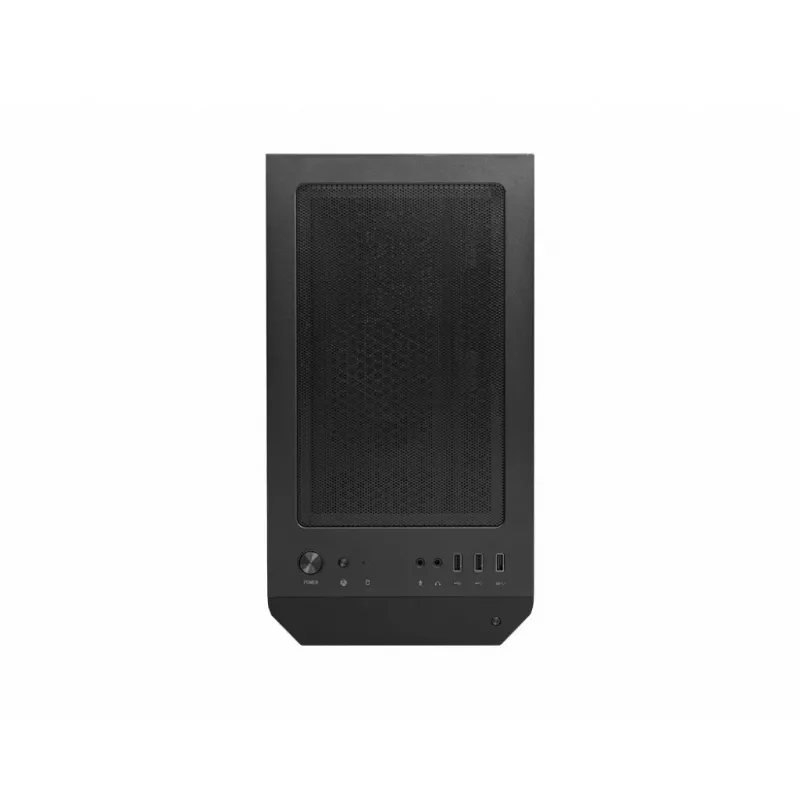 Caixa para PC MSI MAG FORGE M100A Micro Tower Preta com vidro temperado, 3 ventoinhas frontais de 120 mm, RGB, microATX/Mini-ITX