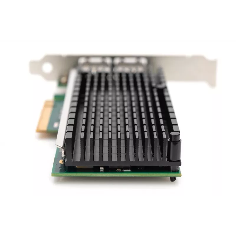 Adaptador Ethernet para servidor DIGITUS – 10 Gbit/s Dual-Port PCIe X8, Intel X540 BT2