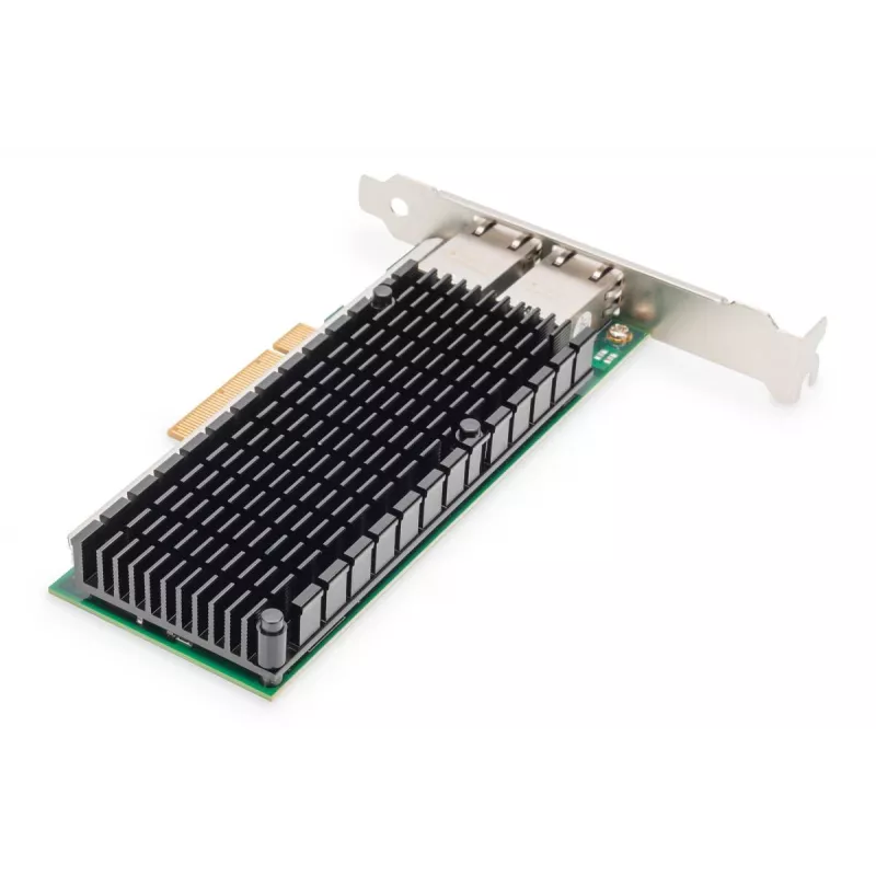 Adaptador Ethernet para servidor DIGITUS – 10 Gbit/s Dual-Port PCIe X8, Intel X540 BT2